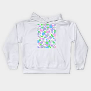 COLORFUL Flowers Blooming Kids Hoodie